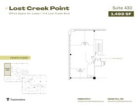 1114 Lost Creek Blvd, Austin, TX à louer Plan de site– Image 1 sur 1