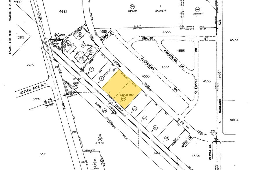 2142-2150 Rheem Dr, Pleasanton, CA à louer - Plan cadastral – Image 2 sur 2
