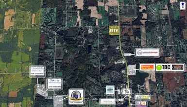 6376 S State St, Goodrich, MI - VUE AÉRIENNE  vue de carte