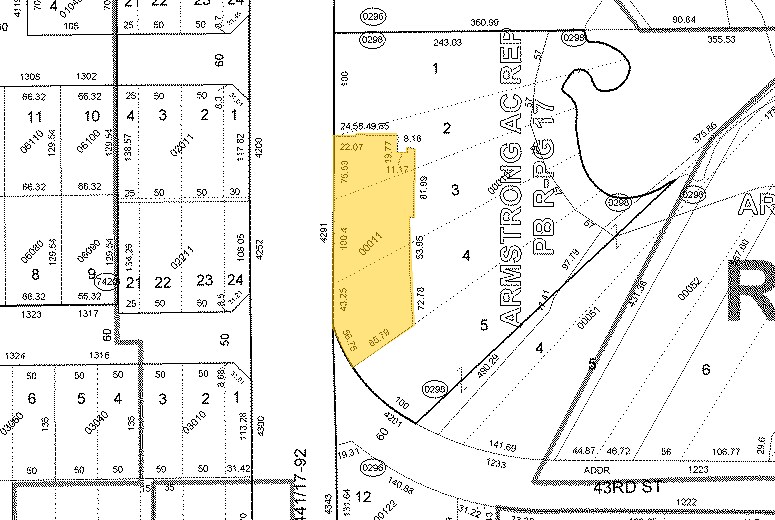 4291 S Orange Blossom Trl, Orlando, FL à vendre - Plan cadastral – Image 2 sur 4