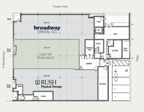 5155 N Broadway Ave, Chicago, IL à louer Plan d’étage– Image 1 sur 1