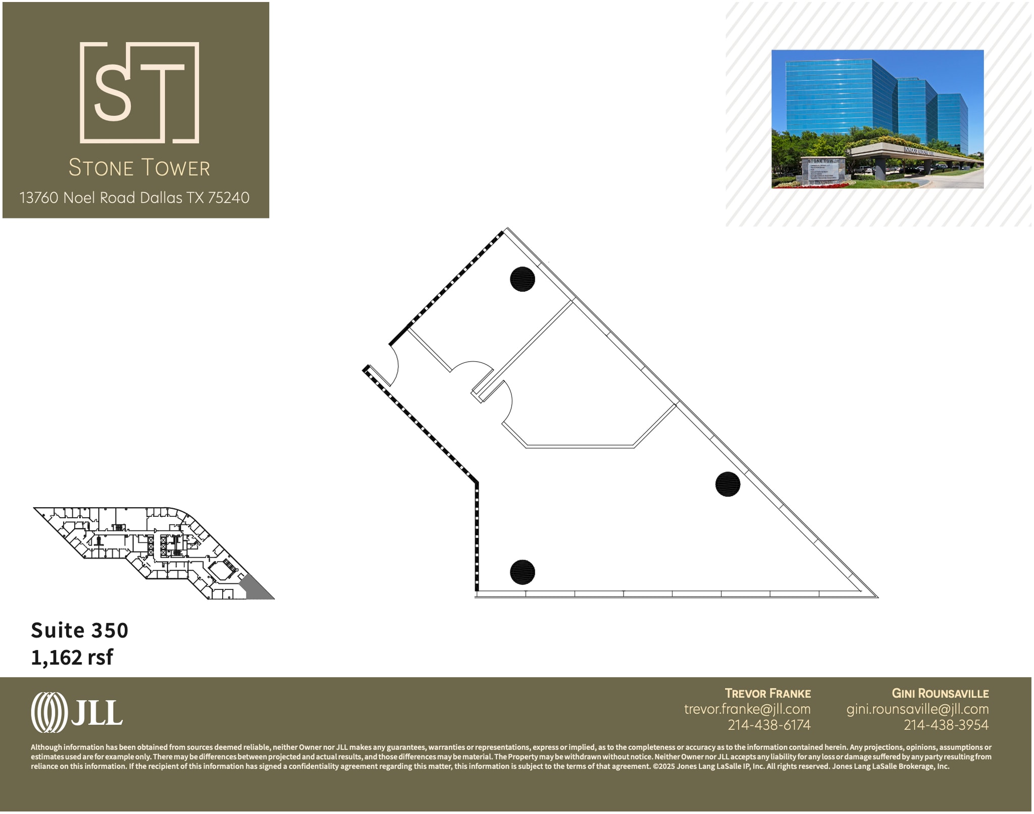 13760 Noel Rd, Dallas, TX à louer Plan d’étage– Image 1 sur 1