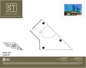 13760 Noel Rd, Dallas, TX à louer Plan d’étage– Image 1 sur 1