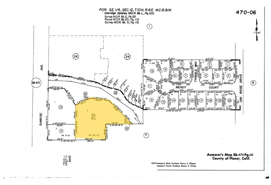 735 Sunrise Ave, Roseville, CA à louer - Plan cadastral – Image 2 sur 2