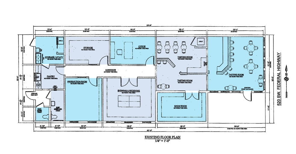 520 SW Federal Hwy, Stuart, FL à louer - Plan d’étage – Image 3 sur 12