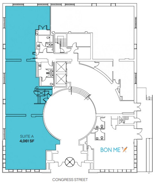 313 Congress St, Boston, MA à louer Plan d’étage– Image 1 sur 1