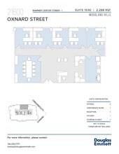 21600 Oxnard St, Woodland Hills, CA à louer Plan d’étage– Image 1 sur 1
