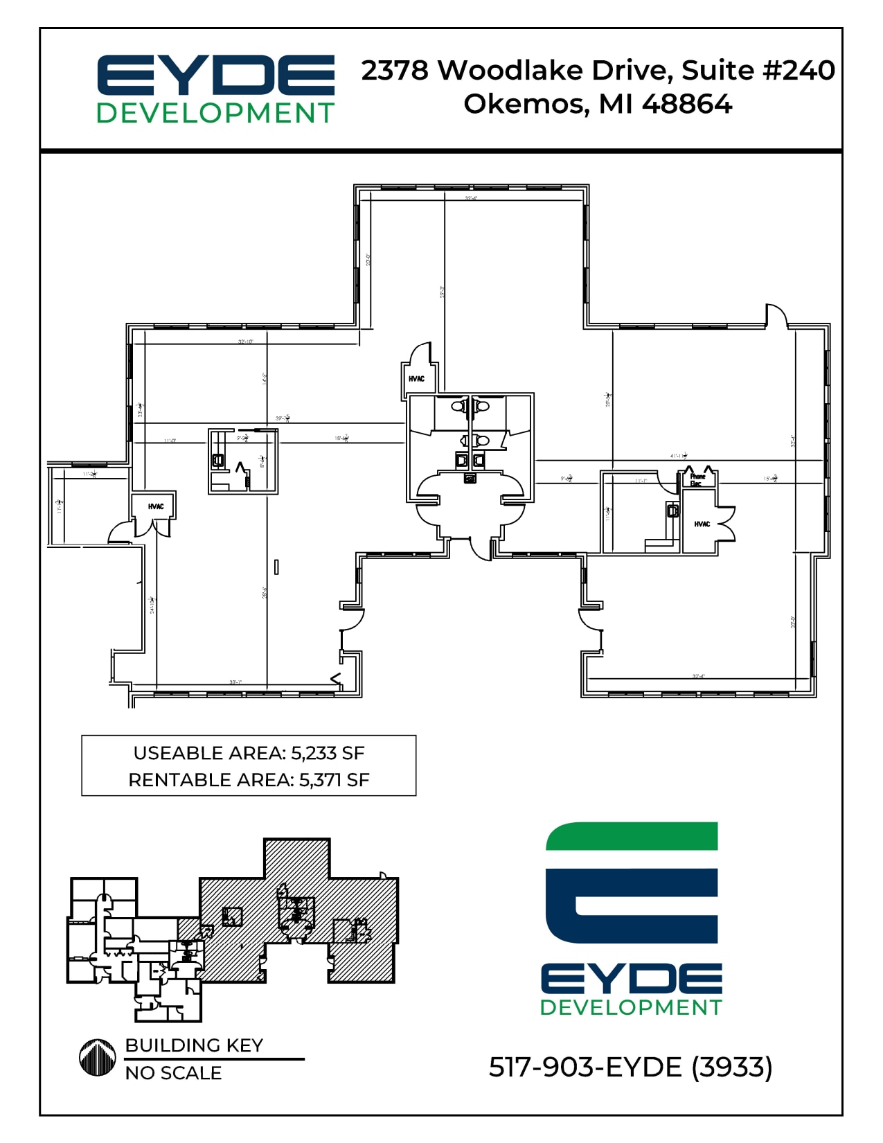 2378 Woodlake Dr, Okemos, MI à louer Plan d’étage– Image 1 sur 1