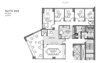 1634 I St NW, Washington, DC à louer Plan d’étage– Image 1 sur 1