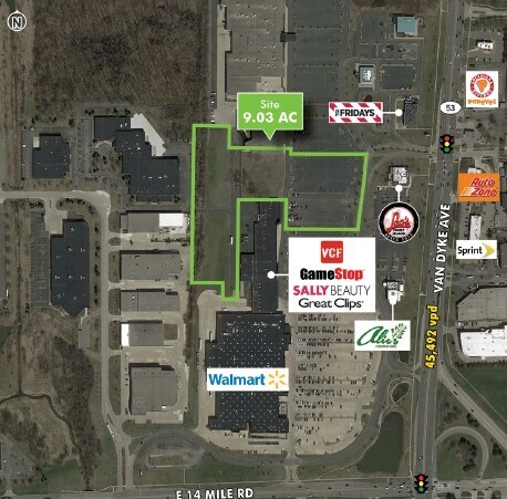 33201 Van Dyke Ave, Sterling Heights, MI à vendre - Photo de l’immeuble – Image 2 sur 24