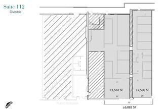 1238-1360 N Ashland Ave, Chicago, IL à louer Plan d’étage– Image 2 sur 2