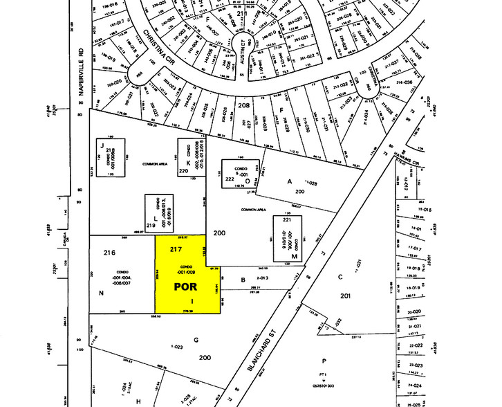 1761 S Naperville Rd, Wheaton, IL à louer - Plan cadastral – Image 2 sur 7