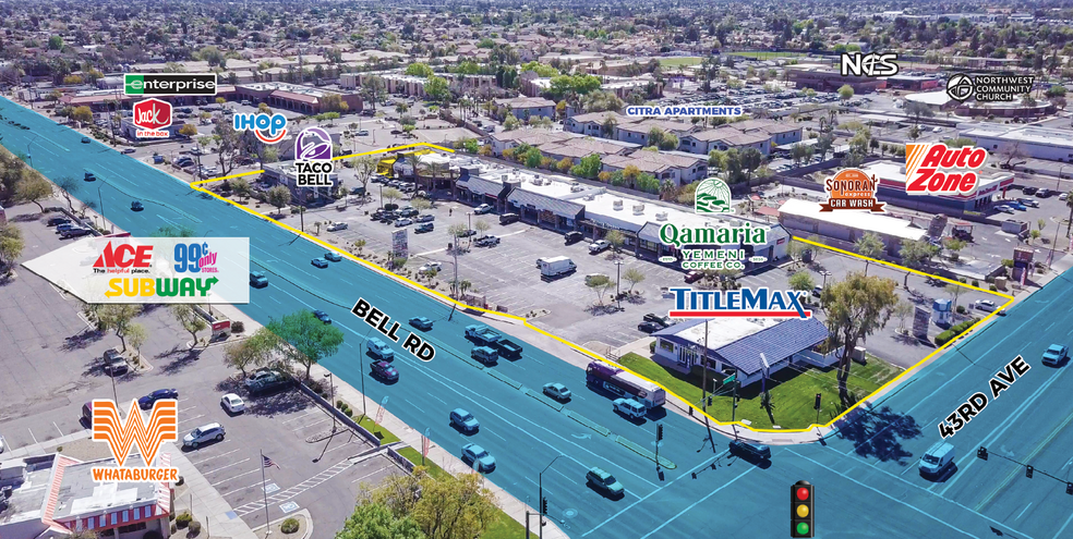 4239-4255 W Bell Rd, Phoenix, AZ à louer - Photo de l’immeuble – Image 1 sur 4