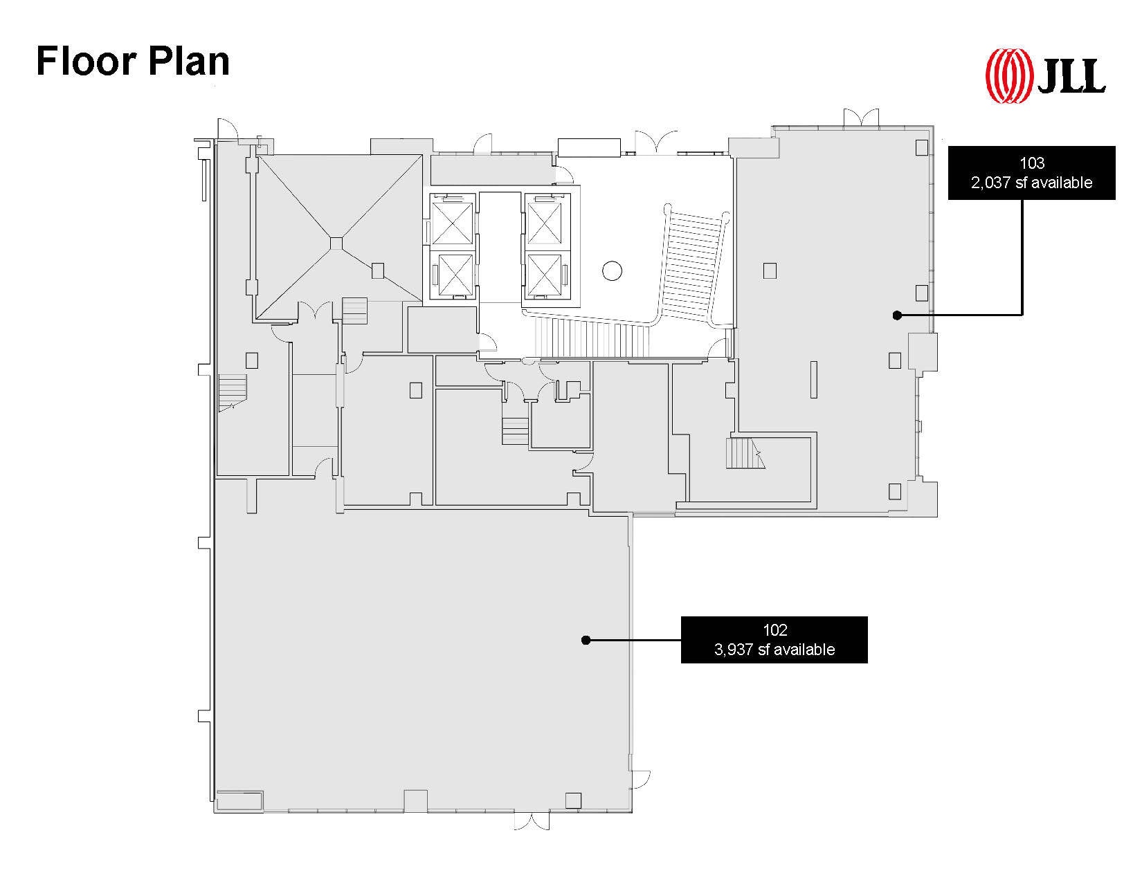 1070 Dallas St, Houston, TX à louer Plan d’étage– Image 1 sur 1