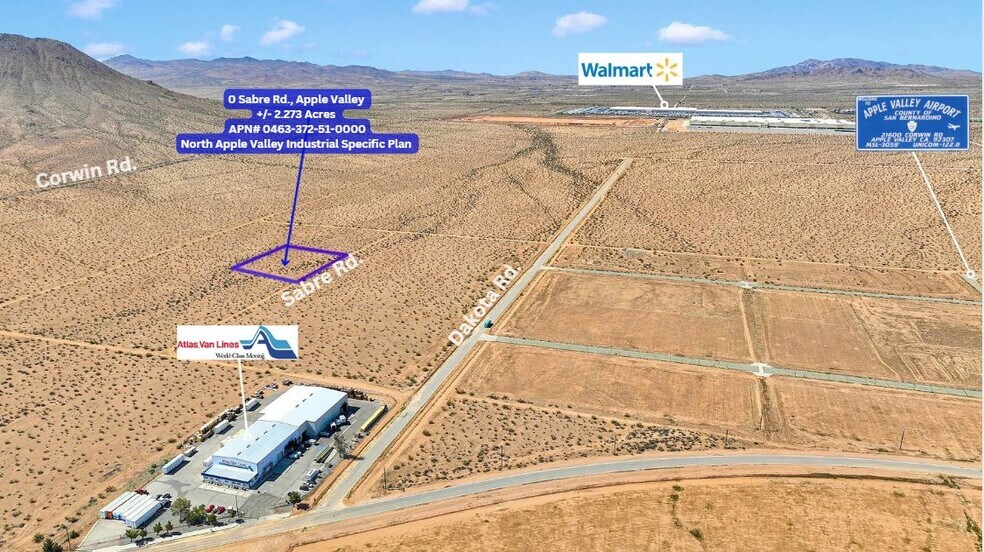 Sabre Rd, Apple Valley, CA à vendre - Photo de l’immeuble – Image 3 sur 4