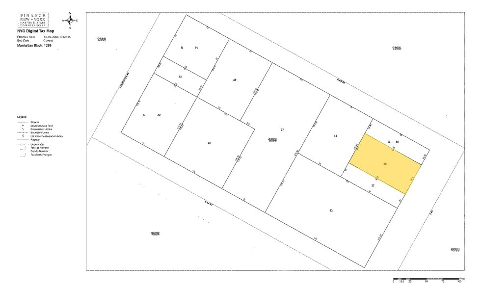 712-714 Third Ave, New York, NY à louer - Plan cadastral – Image 2 sur 3
