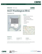 6623-6625 Washington Blvd, Los Angeles, CA à louer Plan de site– Image 1 sur 1