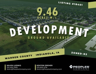 Plus de détails pour 01 Iowa Ave, Indianola, IA - Terrain à vendre