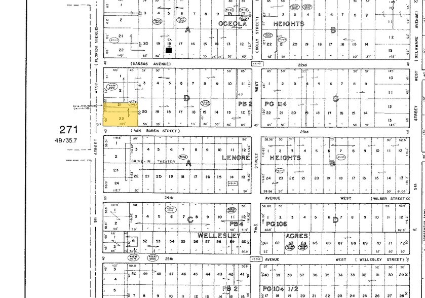2223 9th St, Bradenton, FL à vendre - Plan cadastral – Image 2 sur 5