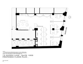 15 Maiden Ln, New York, NY à louer Plan de site– Image 1 sur 1