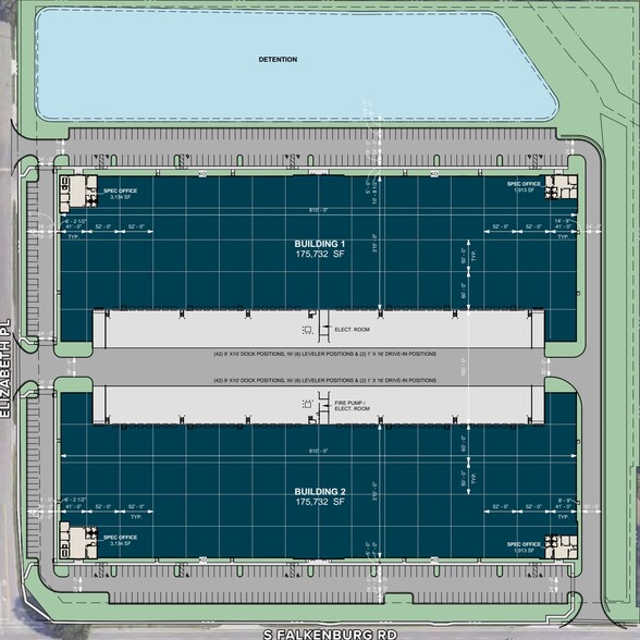 504-520 S Falkenburg Rd, Tampa, FL à vendre - Plan de site – Image 3 sur 3