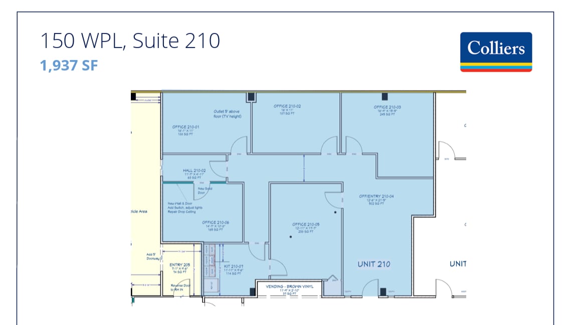 150 West Park Loop, Huntsville, AL à louer Plan d’étage– Image 1 sur 2