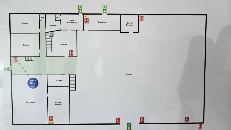 Local d’activités dans Grentheville à louer - Plan d’étage – Image 3 sur 3