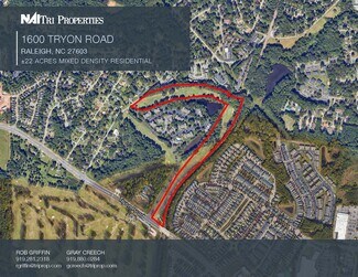 Plus de détails pour 1600 Tryon Rd, Raleigh, NC - Terrain à vendre