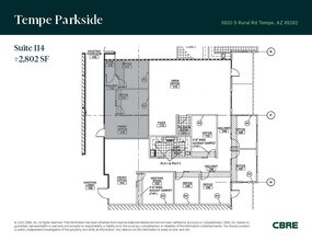 3920 S Rural Rd, Tempe, AZ à louer Plan d’étage– Image 1 sur 1