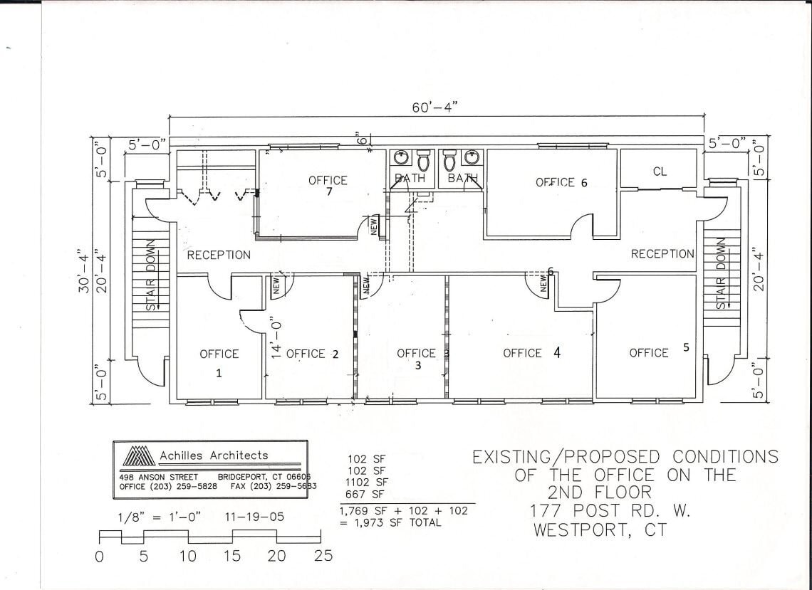 175-179 Post Rd W, Westport, CT à louer Plan d’étage– Image 1 sur 4