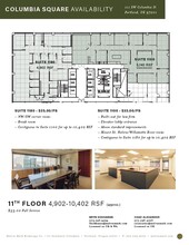 111 SW Columbia St, Portland, OR à louer Plan d’étage– Image 1 sur 8