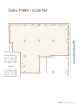 1100 Connecticut Ave NW, Washington, DC à louer Plan d’étage– Image 1 sur 3