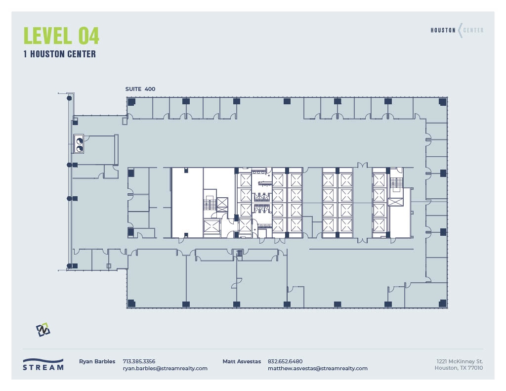 1221 McKinney St, Houston, TX à louer Plan d’étage– Image 1 sur 1