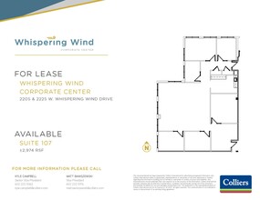 2225 W Whispering Wind Dr, Phoenix, AZ à louer Plan d’étage– Image 1 sur 3