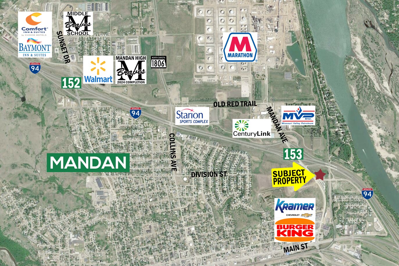 902 NE Missouri Dr, Mandan, ND à vendre Plan cadastral– Image 1 sur 3
