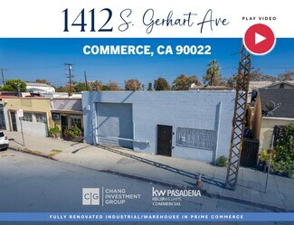 Plus de détails pour 1412 S Gerhart Ave, Commerce, CA - Industriel/Logistique à louer