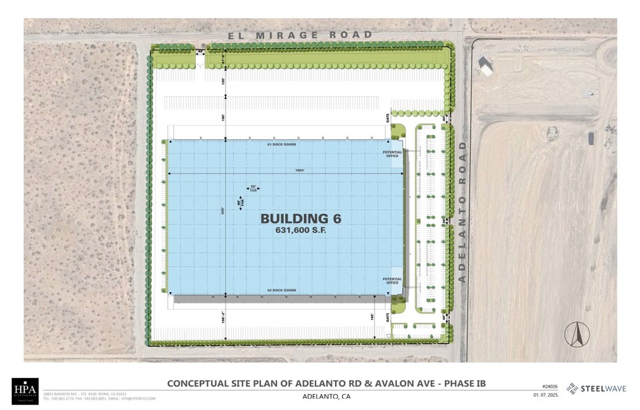Adelanto Rd & Avalon Rd, Adelanto, CA à vendre - Plan de site – Image 1 sur 1