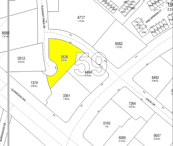 6904 Glenwood Ave, Raleigh, NC à louer - Plan cadastral – Image 2 sur 2