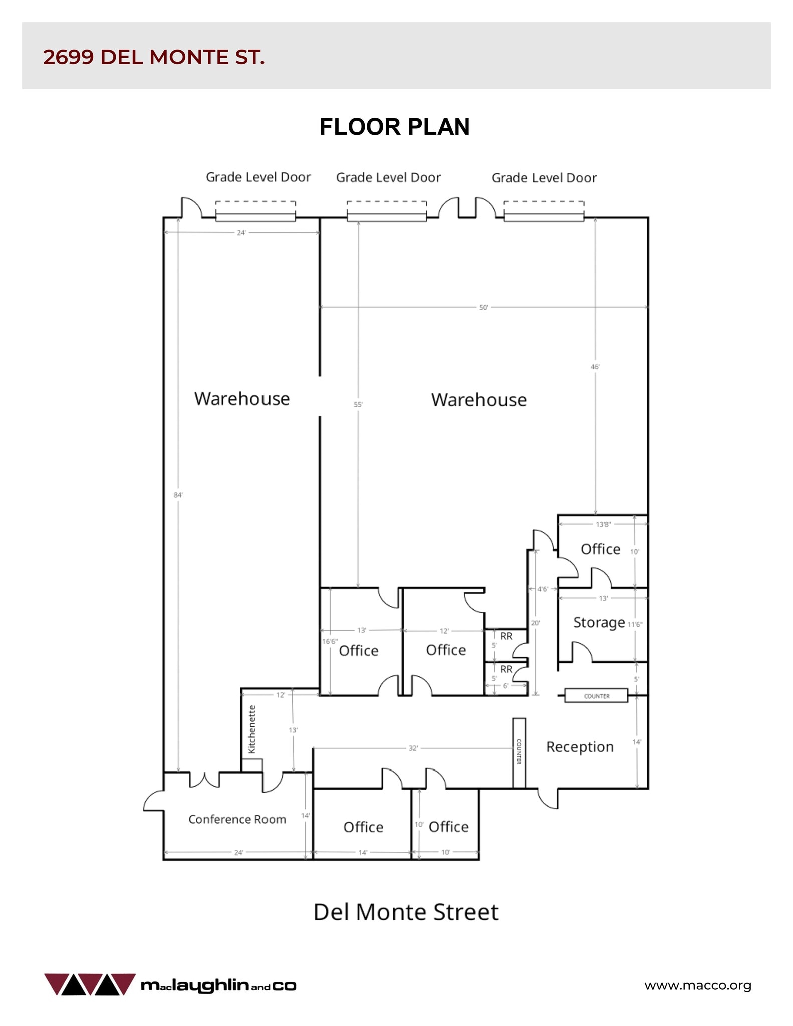 2661-2699 Del Monte St, West Sacramento, CA à louer Plan de site– Image 1 sur 1