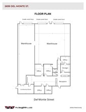 2661-2699 Del Monte St, West Sacramento, CA à louer Plan de site– Image 1 sur 1