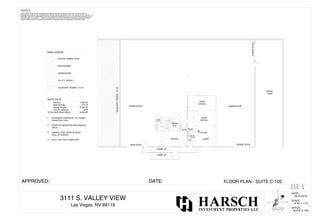 3111 S Valley View Blvd, Las Vegas, NV à louer Plan de site– Image 1 sur 1