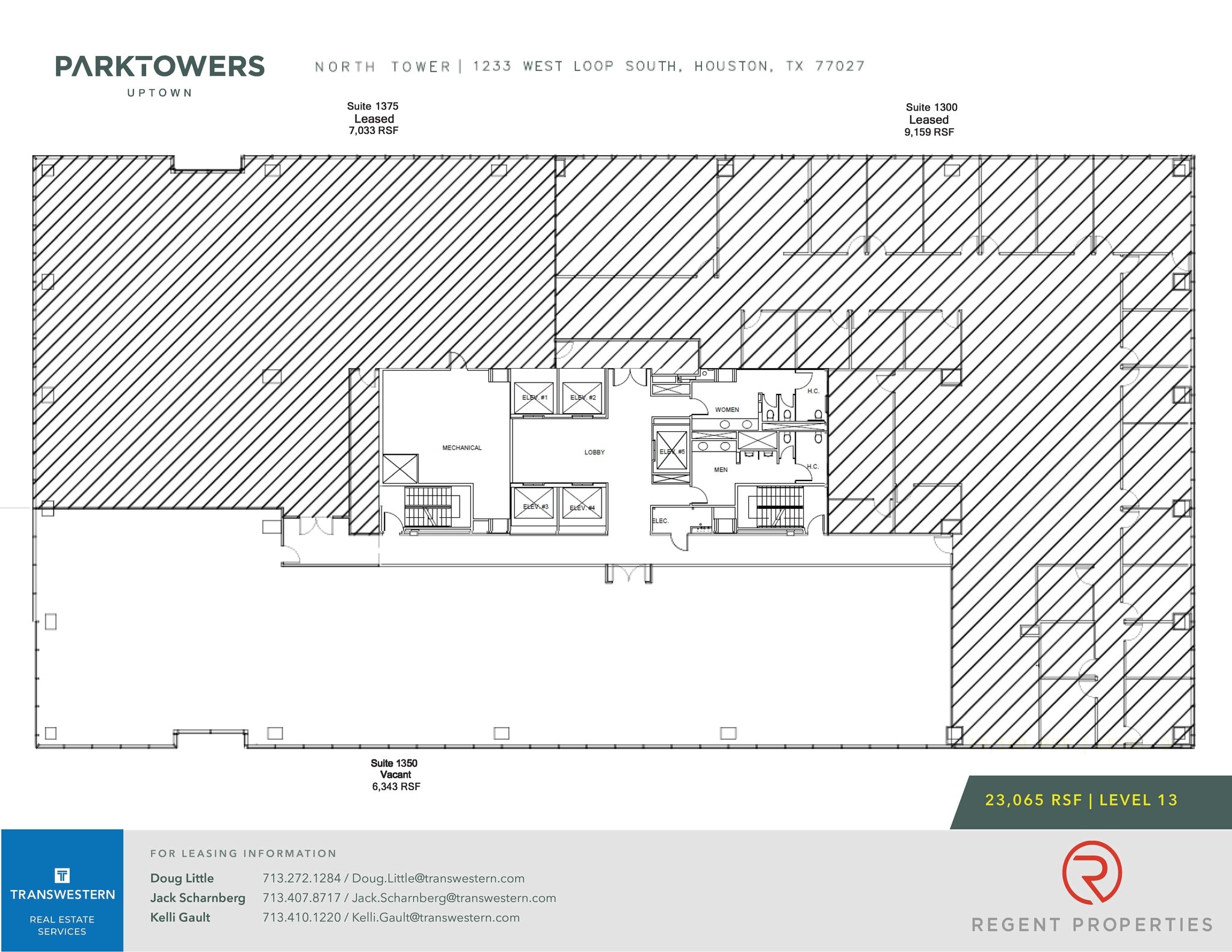 1233 West Loop S, Houston, TX à louer Plan d’étage– Image 1 sur 1