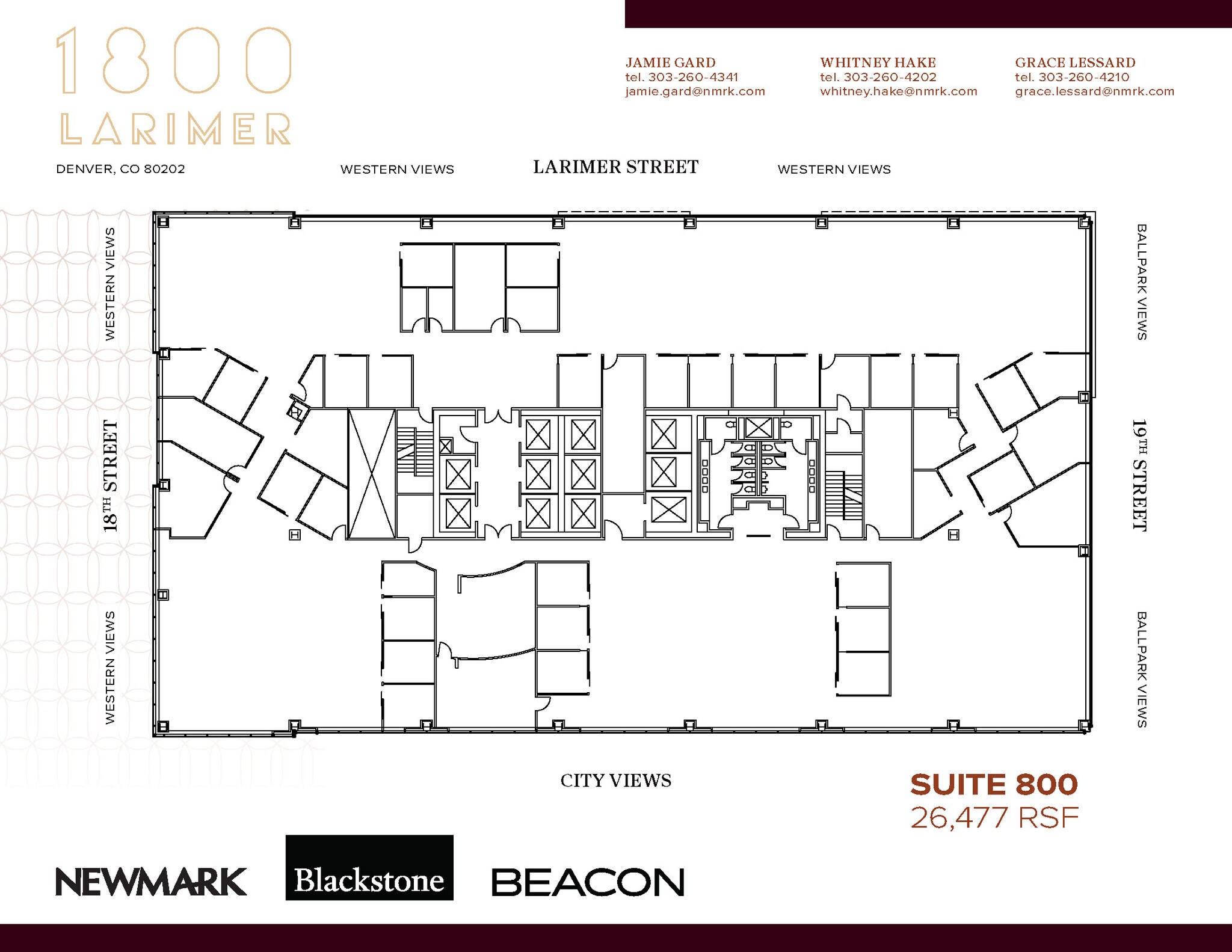 1800 Larimer St, Denver, CO à louer Plan d’étage– Image 1 sur 1