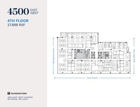 4500 East West Hwy, Bethesda, MD à louer Plan d’étage– Image 2 sur 2