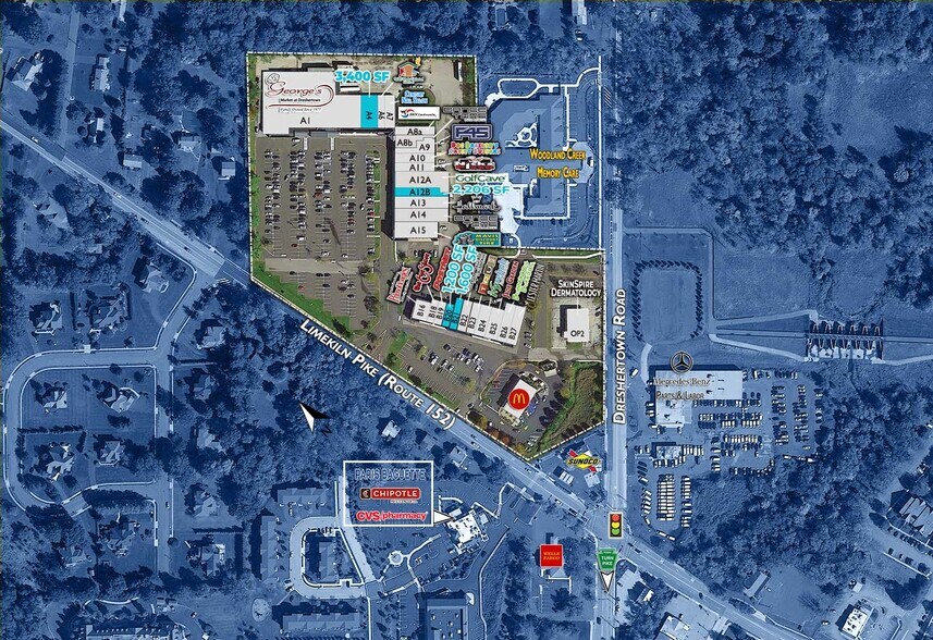 1650 Dreshertown Rd, Dresher, PA à louer - Photo de l’immeuble – Image 2 sur 20