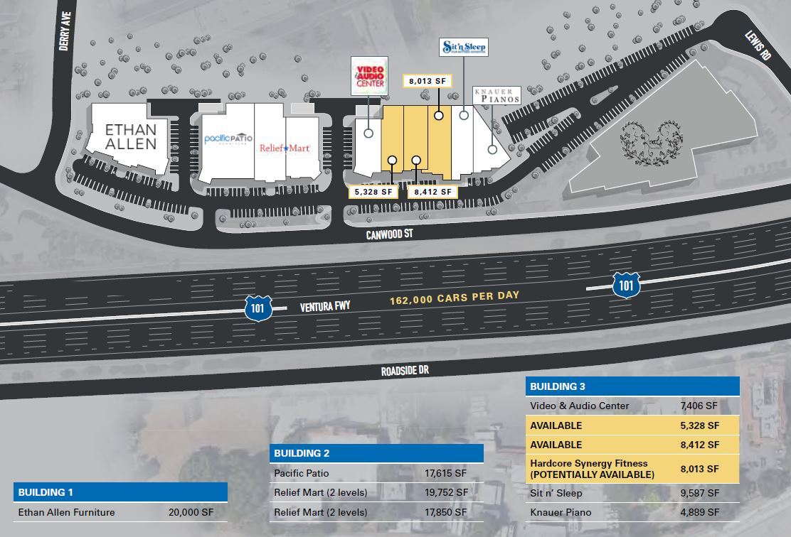 28501 Canwood St, Agoura Hills, CA à louer Plan de site– Image 1 sur 1