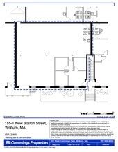155 New Boston St, Woburn, MA à louer Plan d’étage– Image 1 sur 1