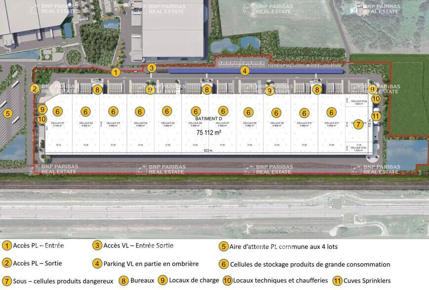 Local d’activités dans Gauriaguet à louer - Plan d’étage – Image 3 sur 4