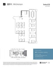 18201 Von Karman Ave, Irvine, CA à louer Plan d’étage– Image 1 sur 6