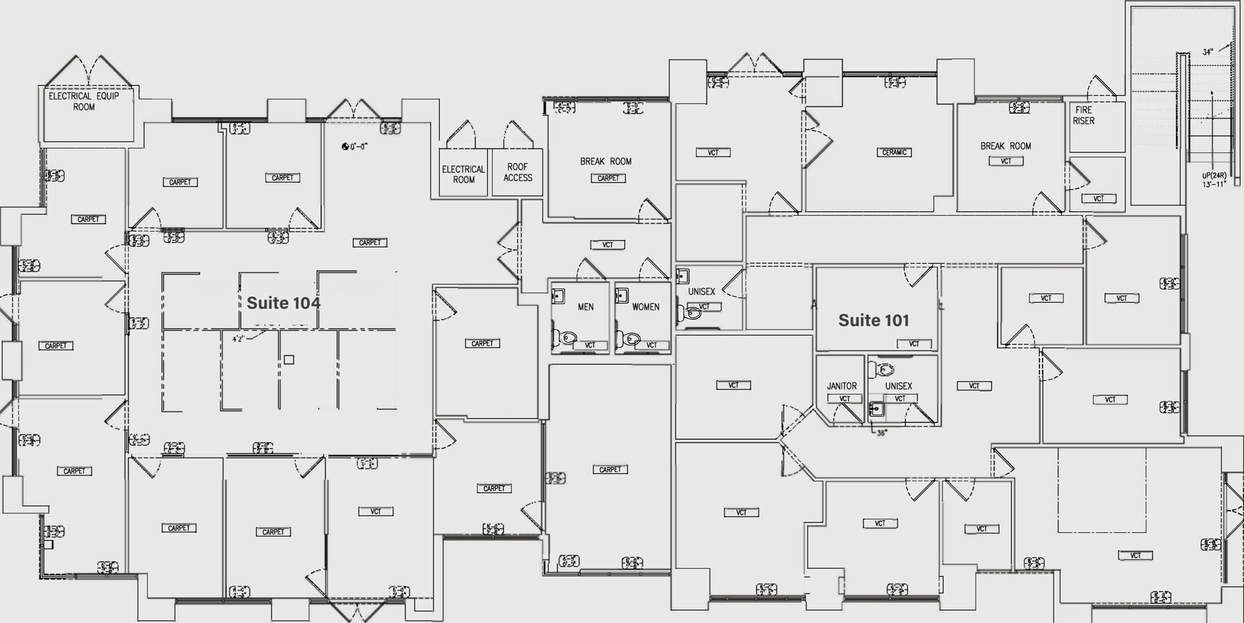 1482 E Williams Field Rd, Gilbert, AZ 85295 - Lot 101 & 104 - - Plan d’étage - Image 1 of 1